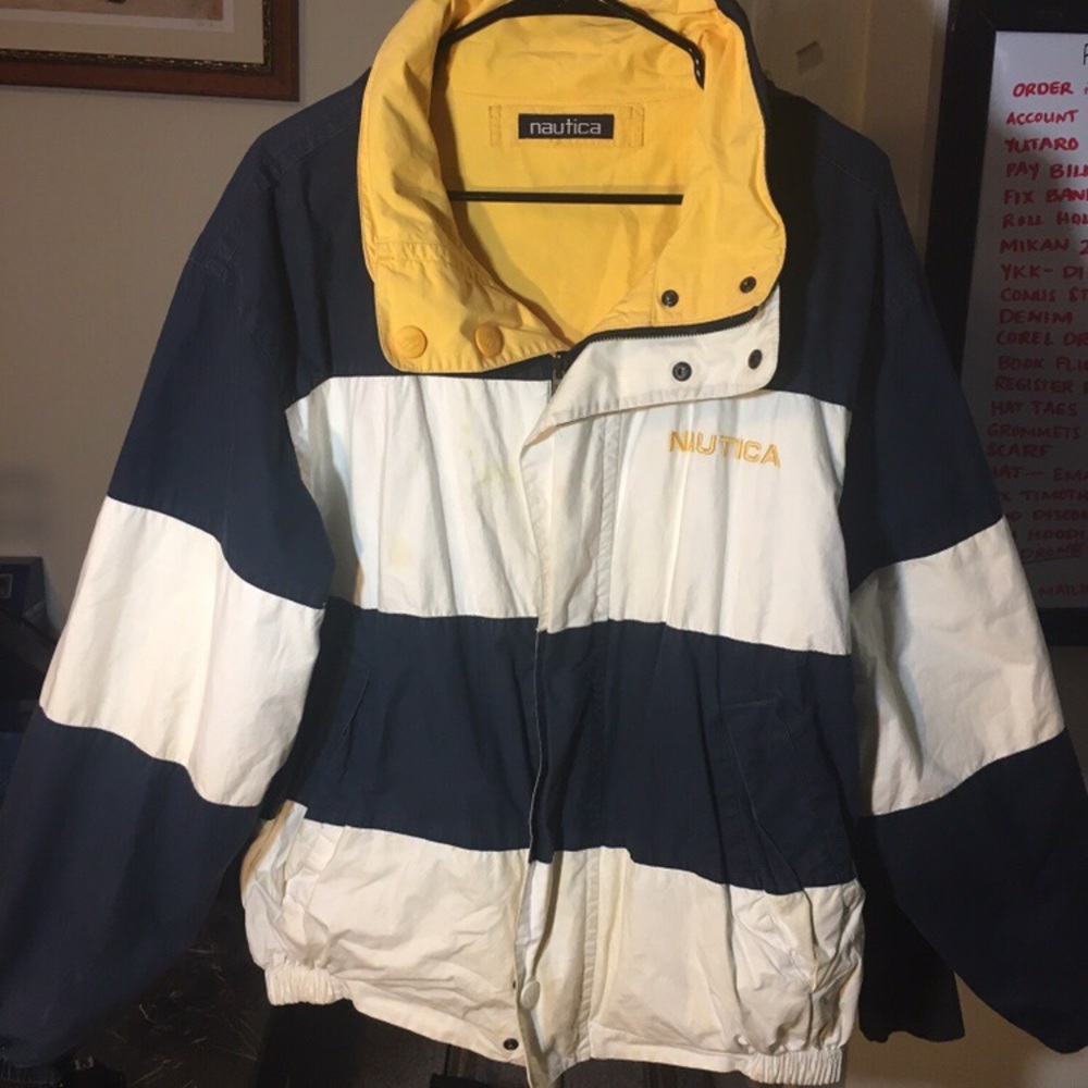 Vintage 90’s Nautica Reversible Jacket Large